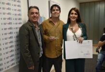 Martín Huergo fue reconocido por la Legislatura de Córdoba