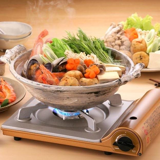 Hornillo de gas CB-AS-1 de la marca japonesa Iwatani. Cuesta 89.99 euros en Amazon.