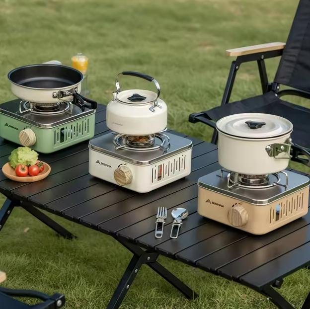 Hornillo de estufa de gas modelo Bisinna SK203. Precio: 41.44 euros en Aliexpress.