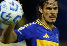 Edinson Cavani no tiene gol, pero cada día juega mejor: categoría al servicio del Boca de Gago cada vez más puntero