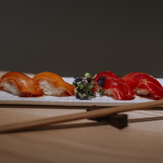 Los nigiris de Kaito, otra de las deliciosas opciones en su carta.