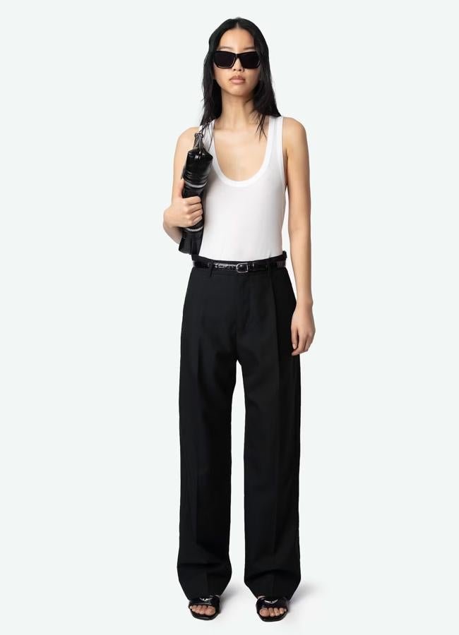 Camiseta blanca de tirantes de Zadig&Voltaire, 70 euros.