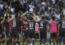 París Saint-Germain extendió su hegemonía en Francia y de la mano de Luis Enrique se quedó con la Ligue1 a seis fechas del final