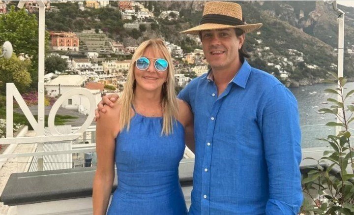 La Negra Scottini y el representante Edgardo Lemos