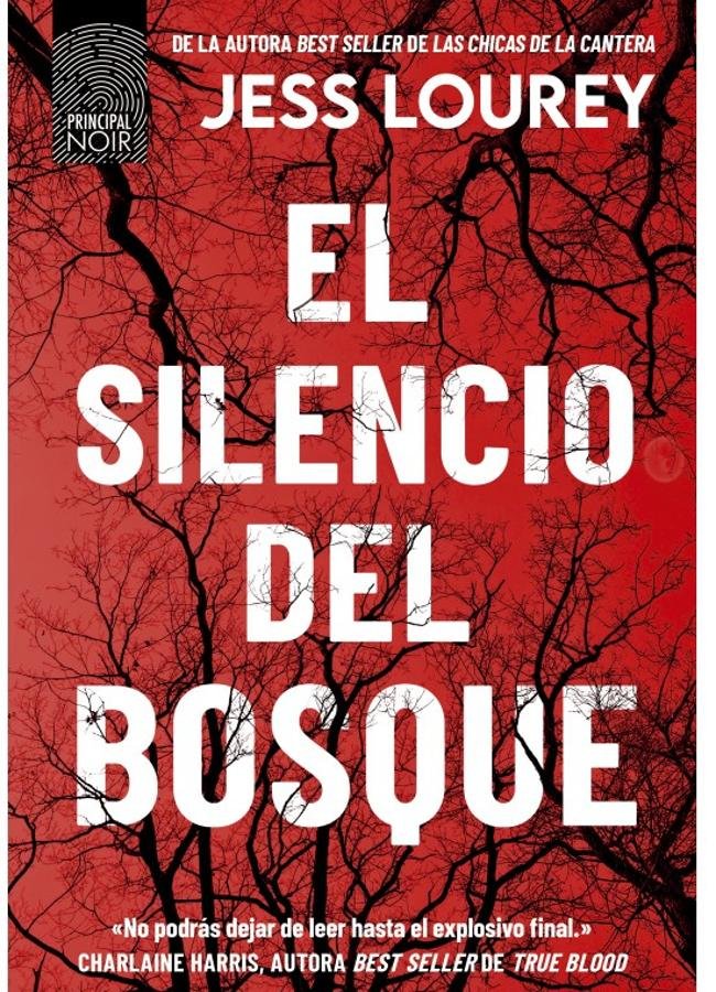 Portada de El silencio del bosque, la nueva novela de Jess Lourey/ Principal de Libros