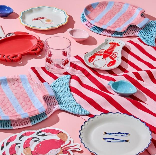 Los motivos marinos son los protagonistas. Y las piezas están disponibles desde 4 euros.