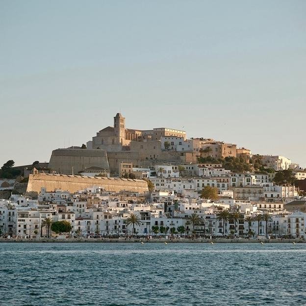 Una imagen del casco antiguo de Ibiza