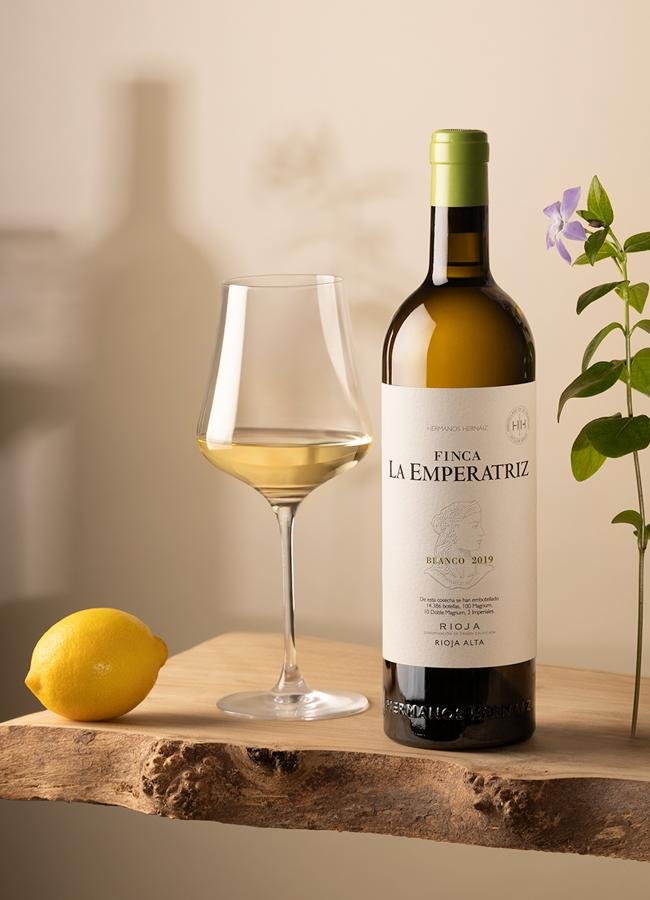 Botella del vino blanco Finca La emperatriz. / DR