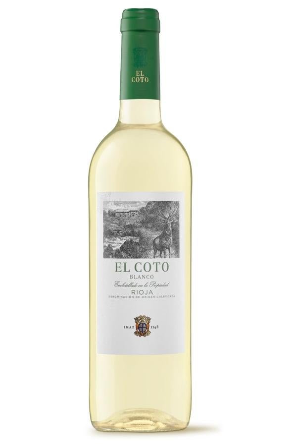 Botella del vino blanco de la denominación de origen Rioja, El coto. / DR