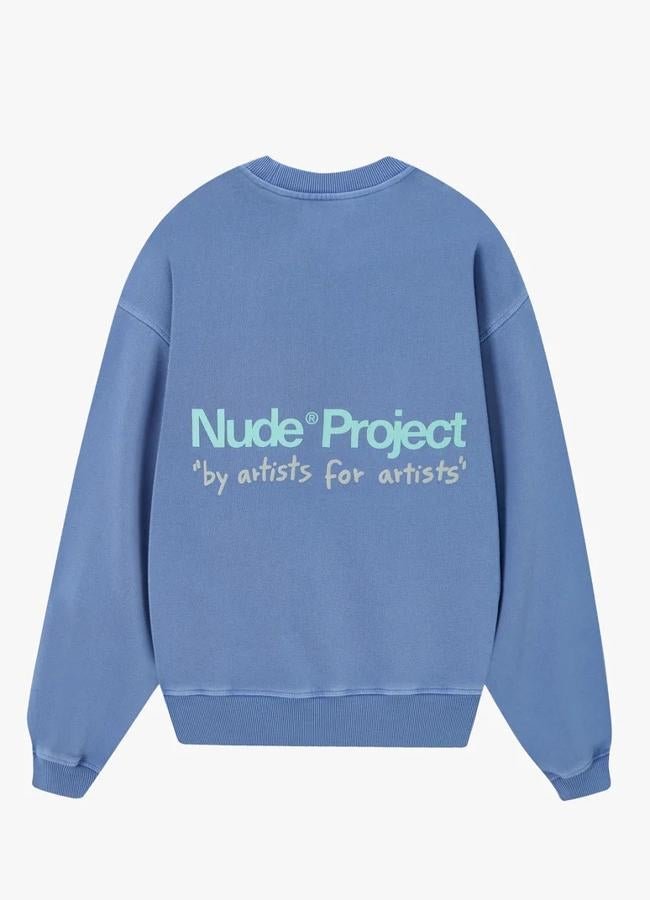 Sudadera azul de Nude Project, 79 euros.