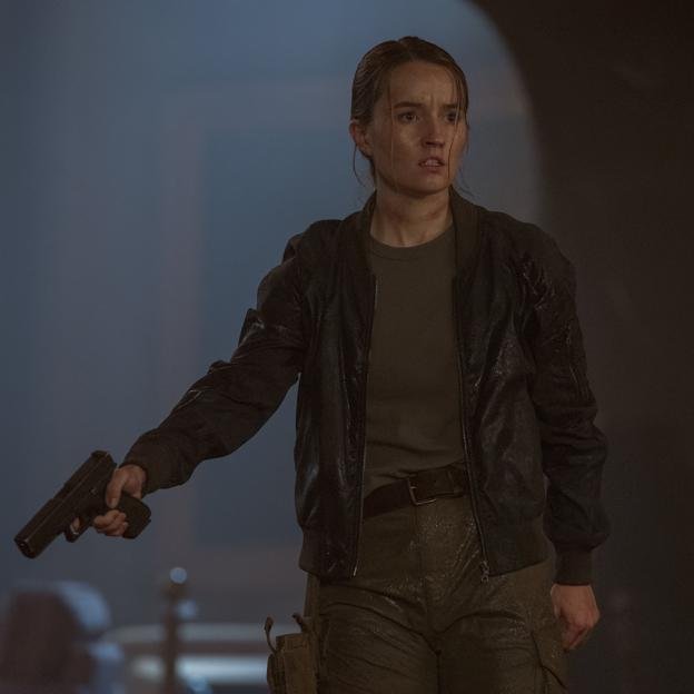 Kaitlin Dever como Abby en una imagen del último episodio de la segunda temporada de The Last of Us.