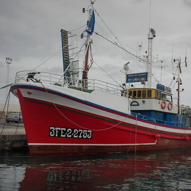 El barco-museo Reina del Carmen.