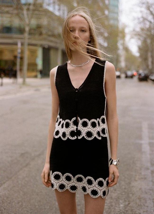 Imagen - Top bicolor de crochet