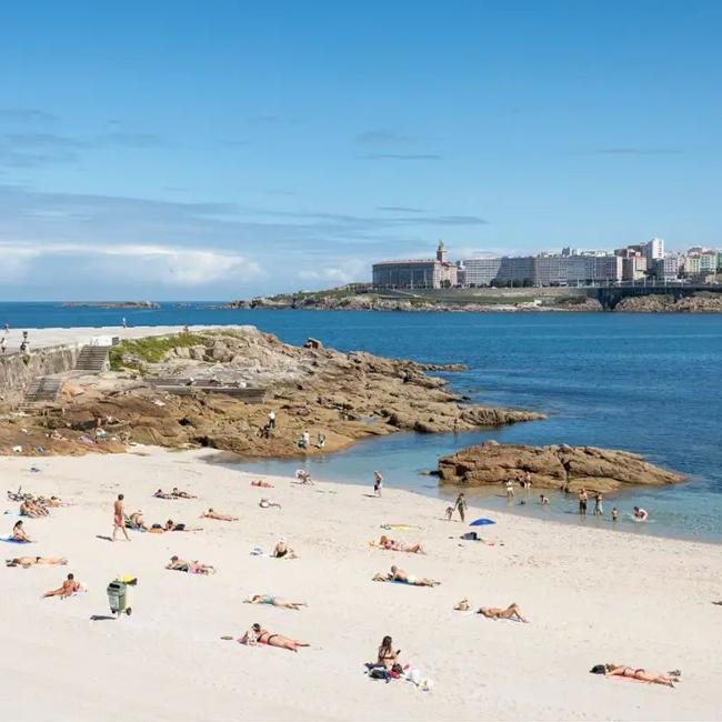 Playa de Riazor, A Coruña
