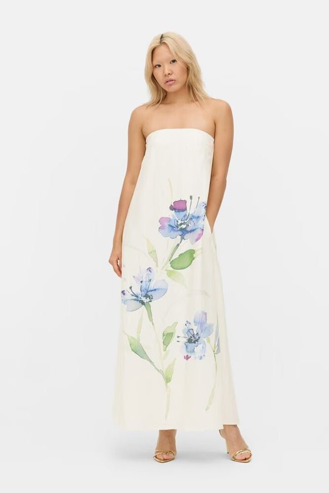 Vestido palabra de honor.