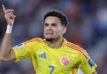 Luis Díaz, a pura fantasía, metió un gol en modo Maradona para que Colombia sorprenda a la Argentina en el Monumental