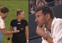 El dramático final de Inter Miami contra Cincinnati, con un insólito gol anulado, que Lionel Messi siguió desde afuera lleno de tensión