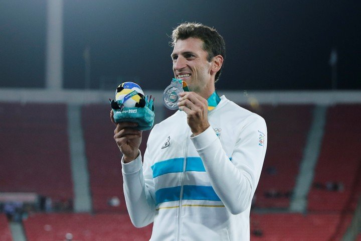 Chiaraviglio fue bronce en los Panamericanos de Santiago 2023. Foto EFE/ Ailen Díaz