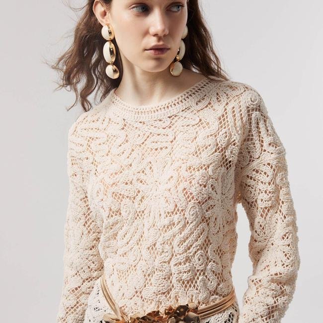 Jersey de crochet calado