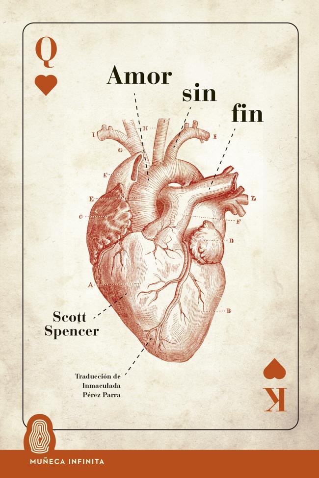 Portada de Amor sin fin, la novela se Scott Spencer.