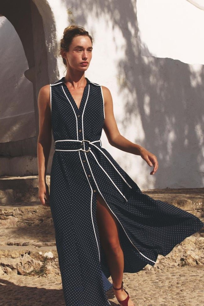 Vestido estampado de Zara (24,95 euros)