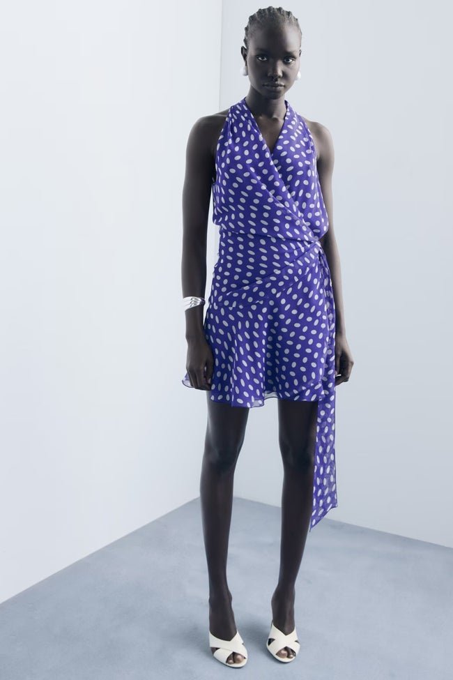 Vestido estampado de Mango (39,95 euros)