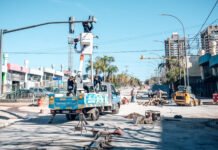 Con un 75% de obra ya ejecutada, el desagüe pluvial en Sagrada Familia avanzará un nuevo tramo