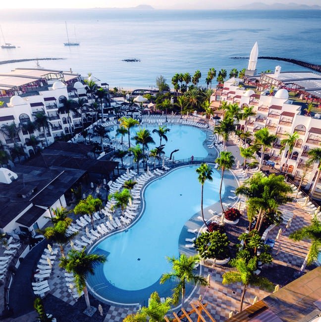 Vista aérea del Princesa Yaiza Hotel Suite Resort de Las Palmas,