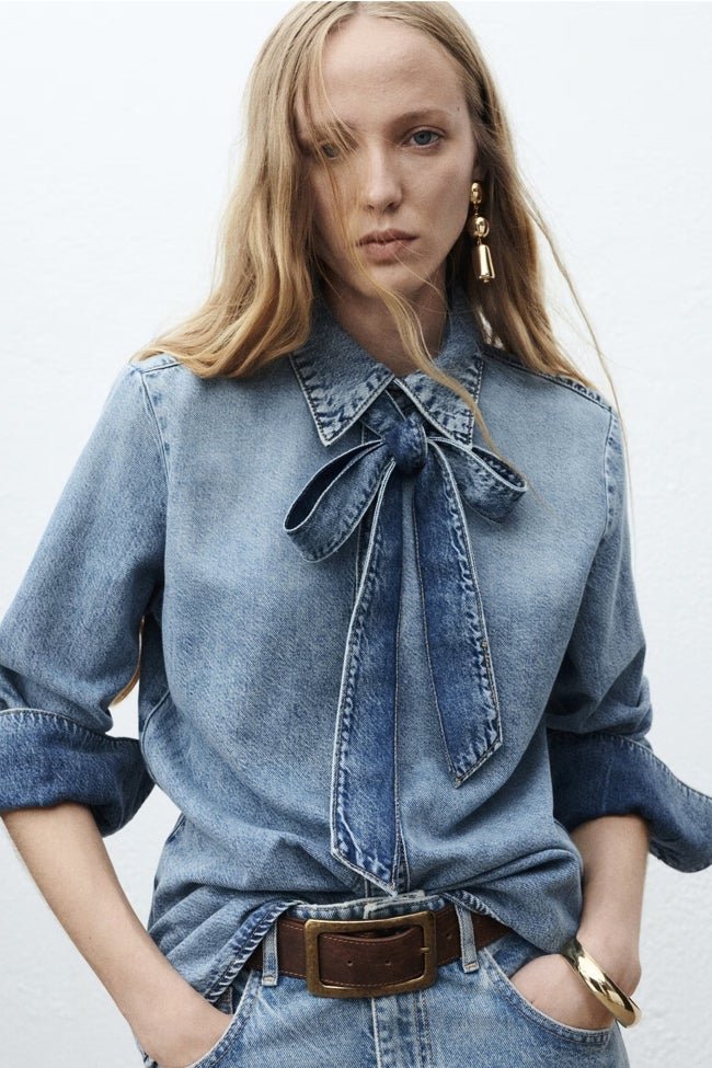 Camisa vaquera de Mango (35,99 euros)