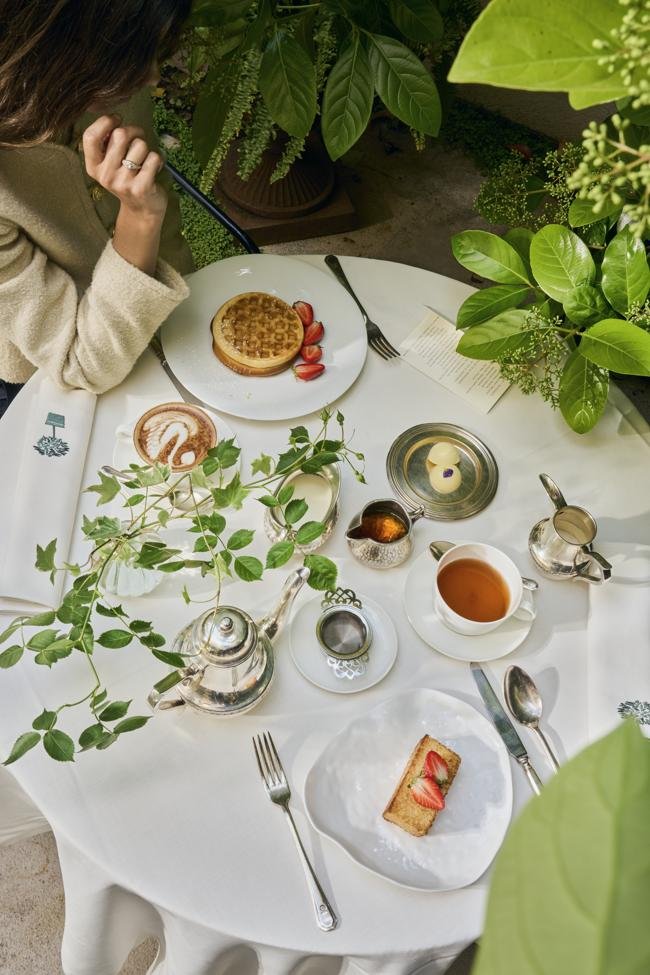 El Jardín del Orfila, preparado para celebrar el afternoon tea con una amplia selección de infusiones y una completa propuesta gastronómica.