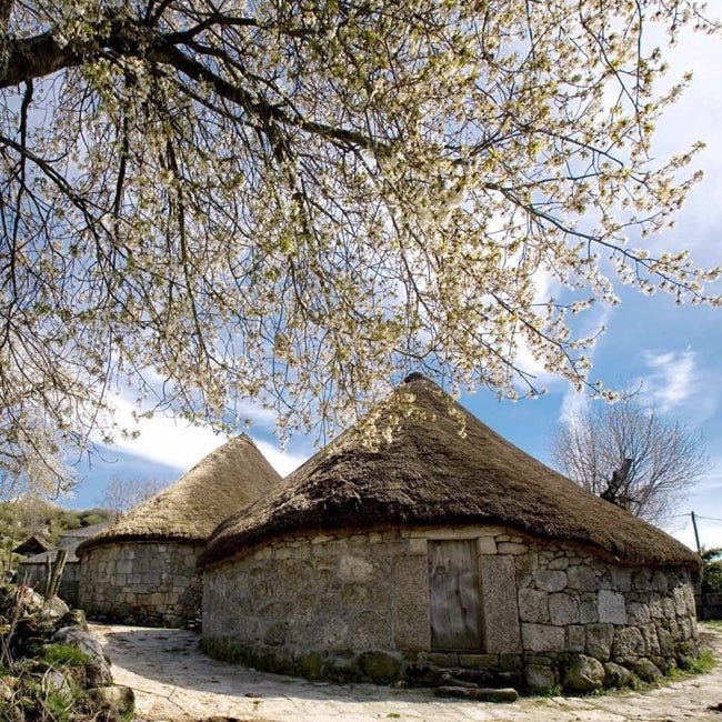 Las pallozas son construcciones que nos transportan a la época prerromana.