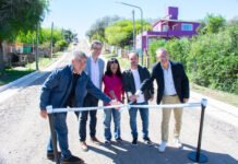 Salsipuedes: el Ente Metropolitano inauguró la obra vial y el nuevo sistema de alumbrado público en calle Tucumán