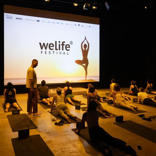 Un recuerdo de la clase de Hatha Yoga con Daniel Osorio.