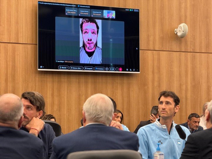 Maligno Torres, el último campeón olímpico argentino, habló por video llamada y pidió que se vuelva a "confiar" en los atletas. Foto Prensa COA