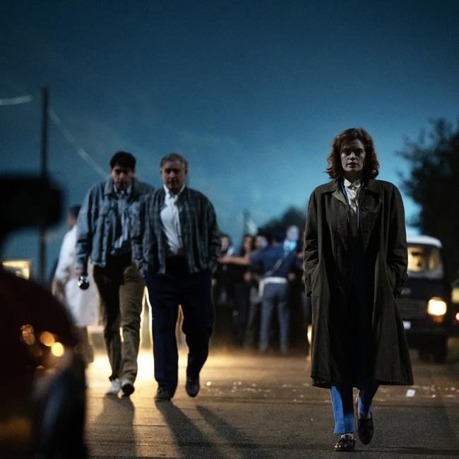 Escena de la nueva miniserie de Netflix, Monstruo de Florencia.