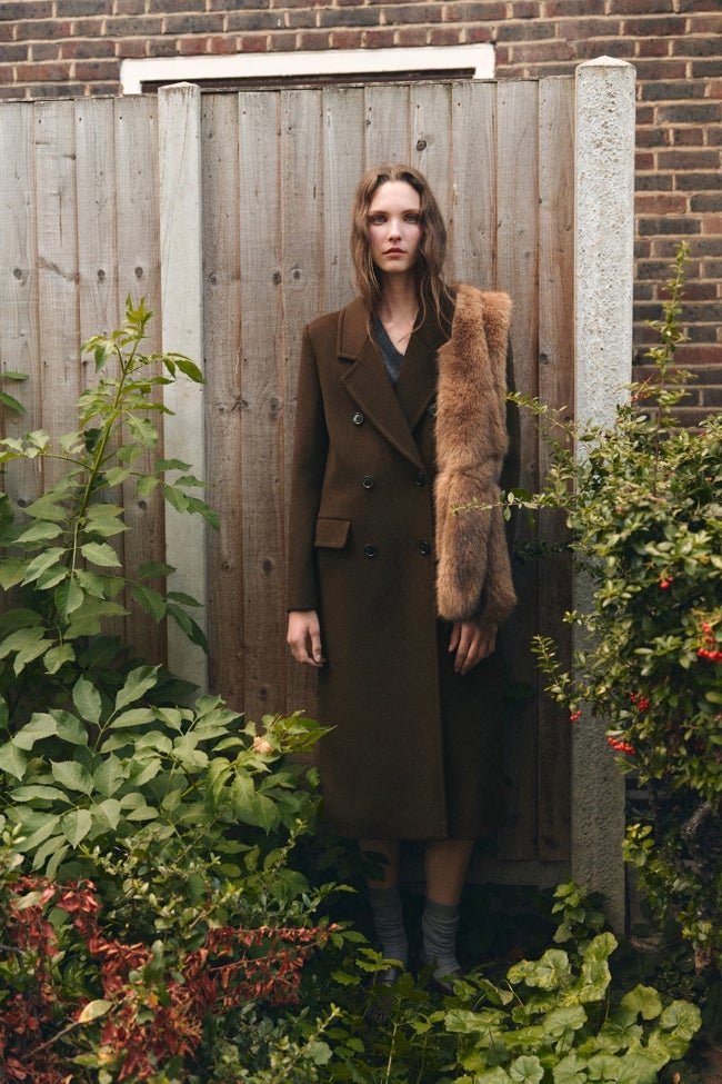 Abrigo de lana de Mango (89,99 euros)