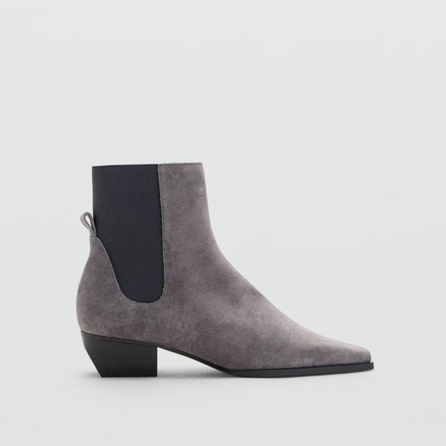 Botines grises de Mango (59,99 euros)