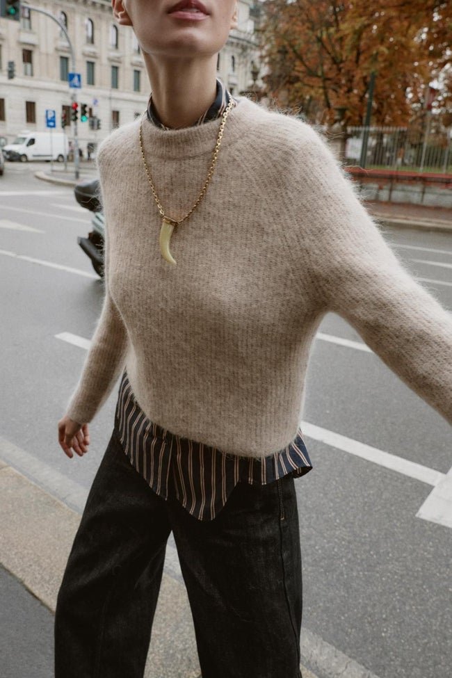 Jersey con lana de Zara (35,99 euros)