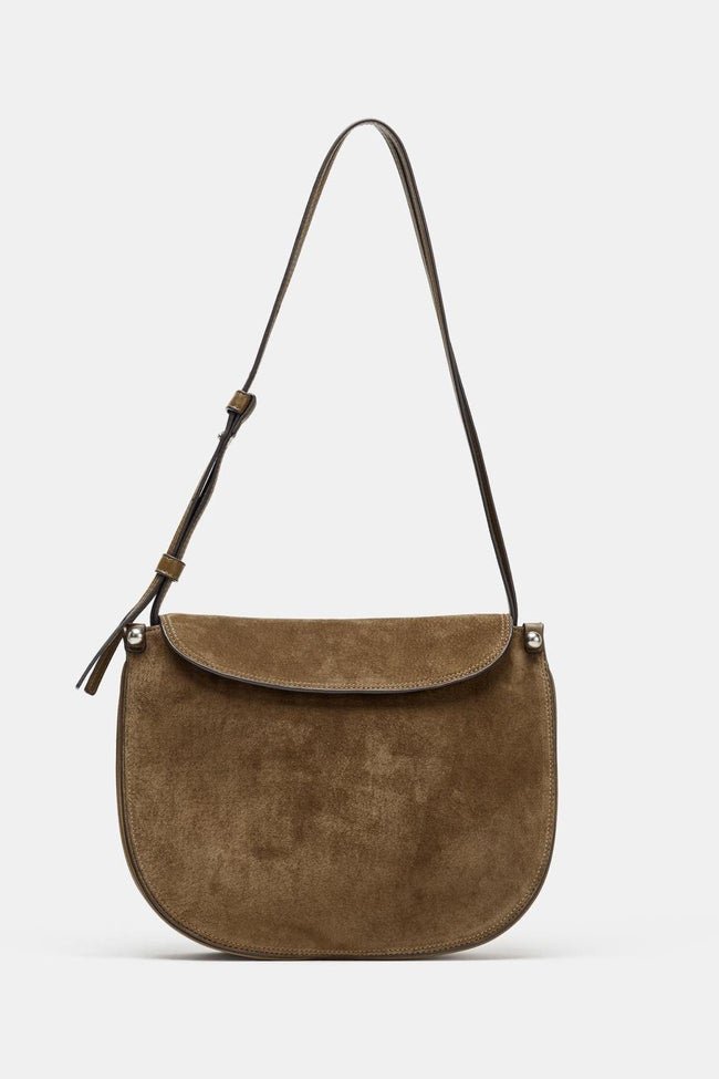 Bolso de ante de Zara (49,99 euros)