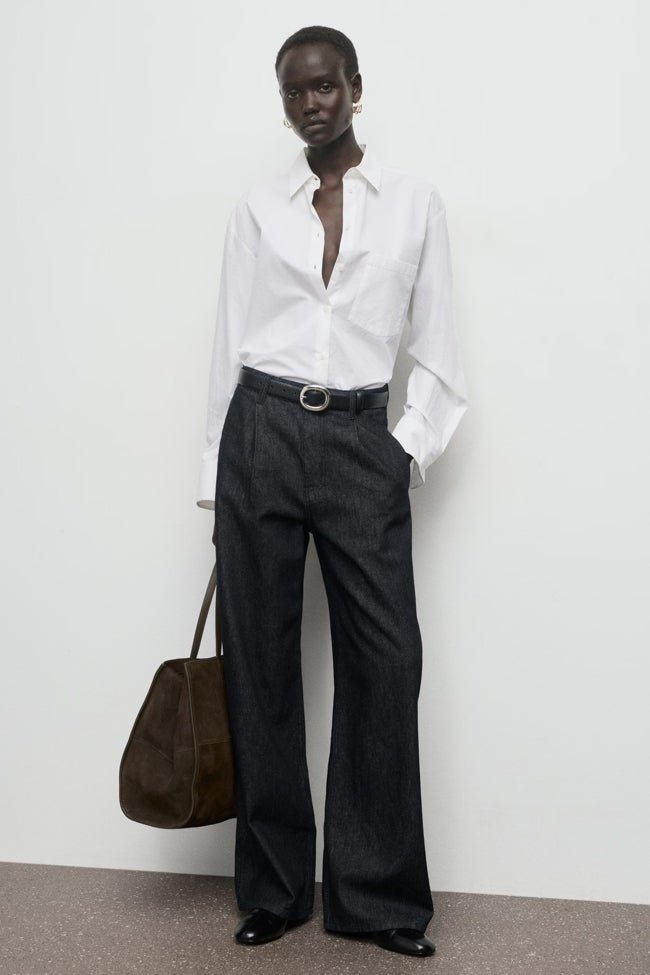 Vaqueros con pinzas de Mango (39,99 euros)