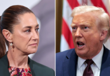 El misterio de los carteles de EE.UU. que aparecieron en una playa mexicana