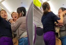 Joven es expulsada de un avión tras rabieta porque no la sentaron junto a su novio (VIDEO)