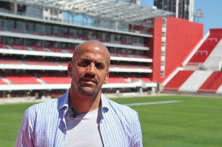 Juan Sebastián Verón, al frente de Estudiantes desde el año 2014, con dos presidencias y una vicepresidencia. Foto: Mauricio Nievas.