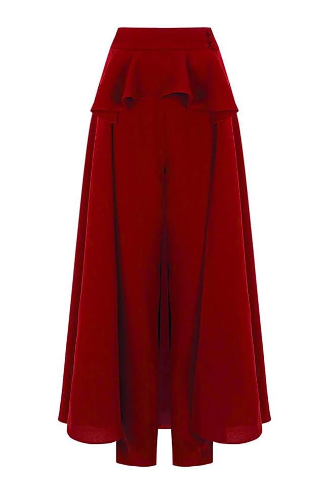 Falda-pantalón Kate Rojo (285€)