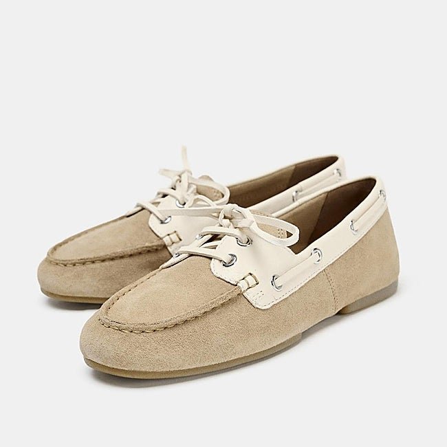 Zapatos con cordones de Zara (49,99 euros)