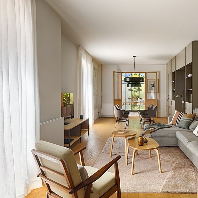 Abrir las puertas de paso hace que el espacio respire.