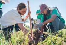 Comenzó la plantación de mil árboles nativos a orillas del Río Suquía y se creará un microbosque de más de 60 mil metros cuadrados