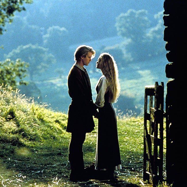 Cary Elwes y Robin Wright en La princesa prometida.