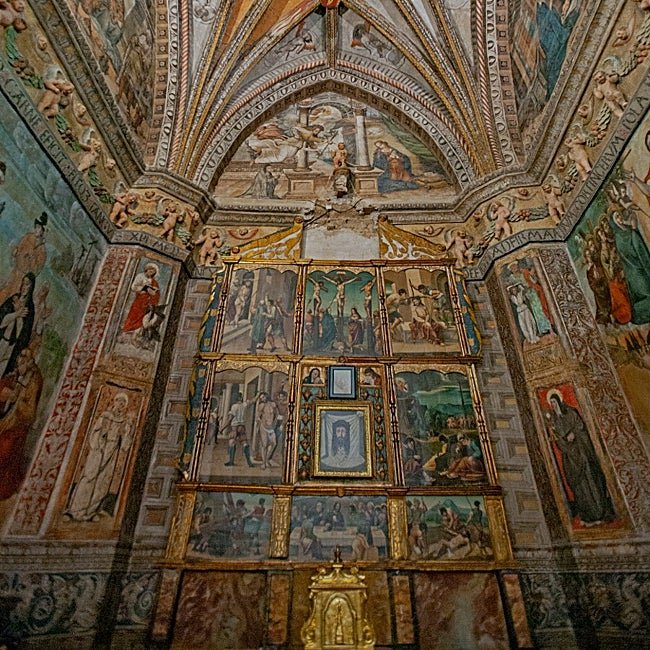 Uno de los tesoros que pueden verse en el monasterio de Santa Clara.