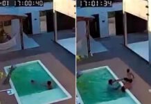 Padre de familia salva a sus hijos de morir ahogados (VIDEO)